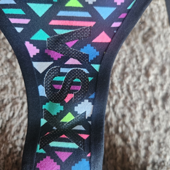 VSX Women's Geometric Print Swim Top - Black and Multicolor - Picture 6 of 8